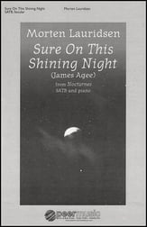 Sure on This Shining Night SATB choral sheet music cover